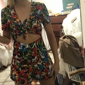 Floral Romper